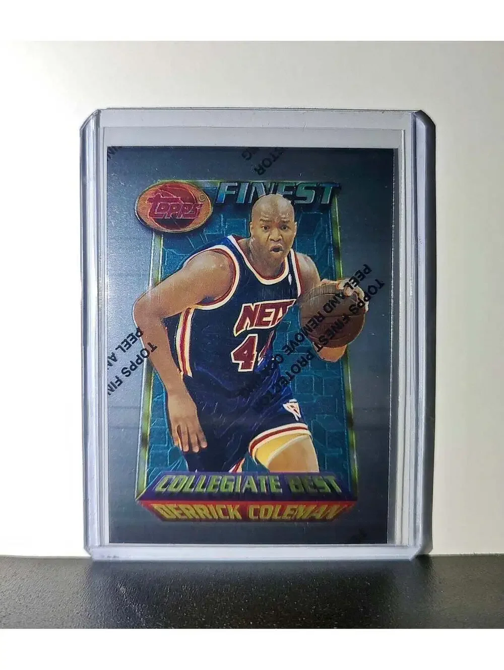 Derrick Coleman 1994-95 Topps Finest #228 Collegiate Best